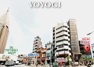 ニューエイジトラベラーズ 代々木駅前(new age travellers)の美容室入り口